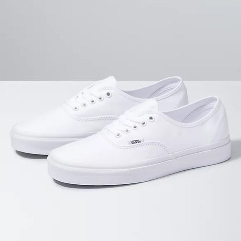 Classic White Low Top Vans Shoes