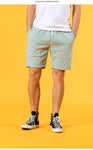 Men's Plush Drawstring Jogger Shorts